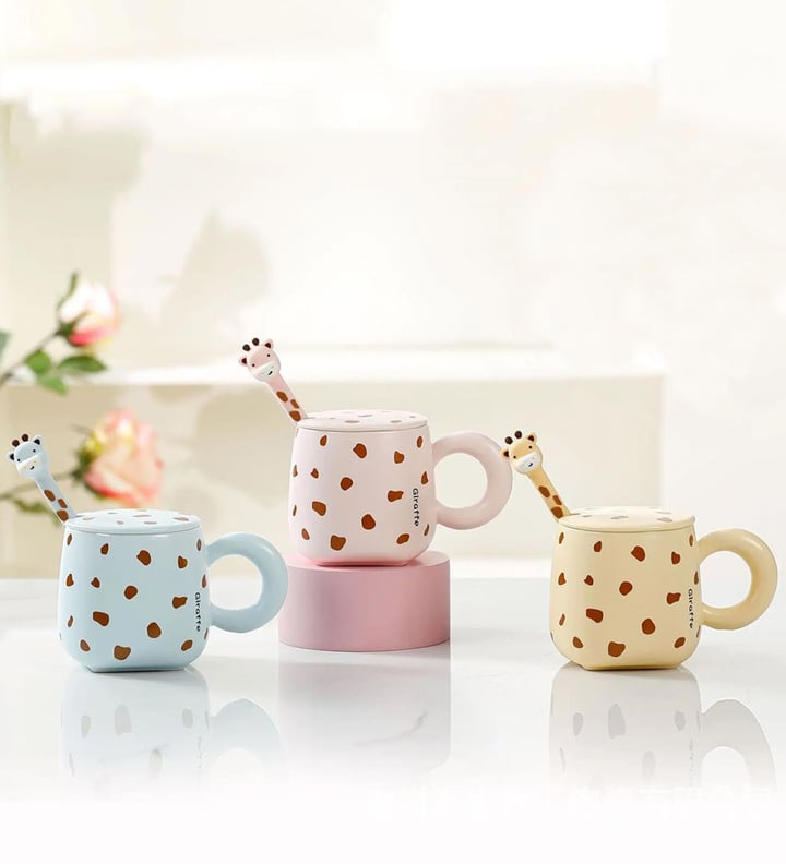 Giraffe Themed Ceramic Mug