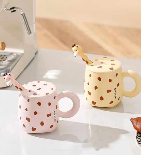 Giraffe Themed Ceramic Mug