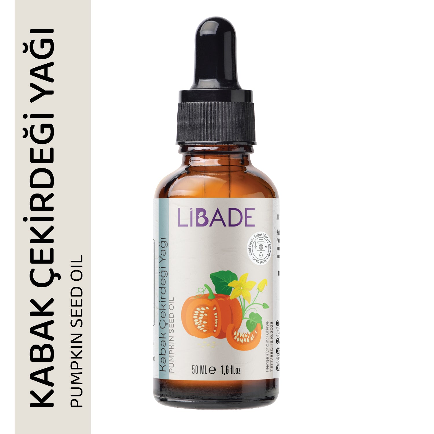 Libade Kabak Çekirdeği Yağı 50 ML