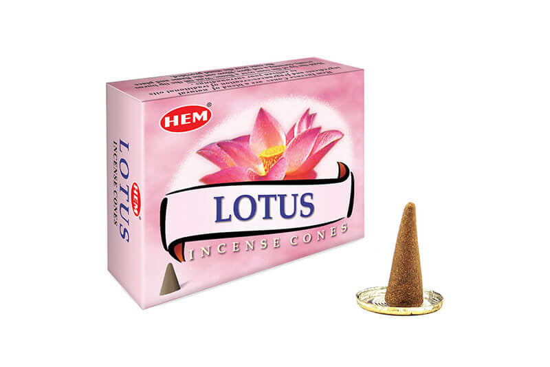 Lotus Çiçeği Konik Tütsü
