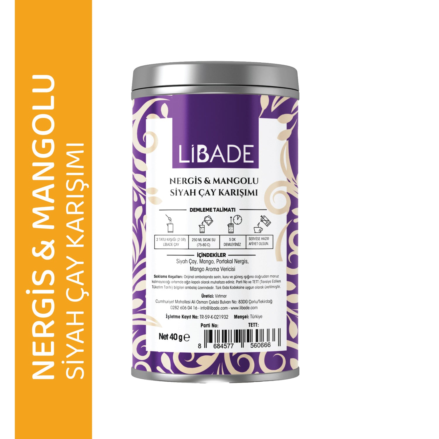 Libade Narcissus Mango Black Tea