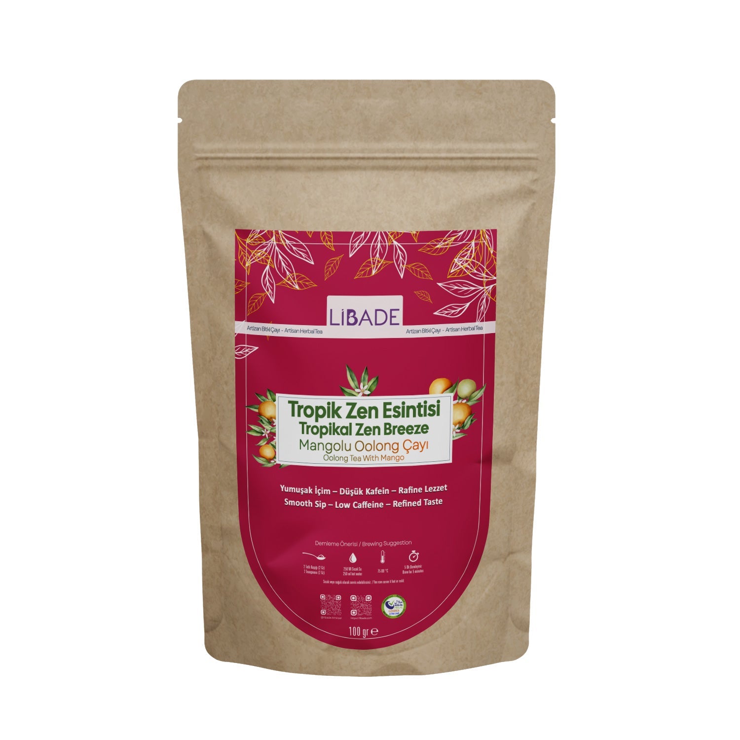 Libade Peach and Mango Oolong Tea 40 gr