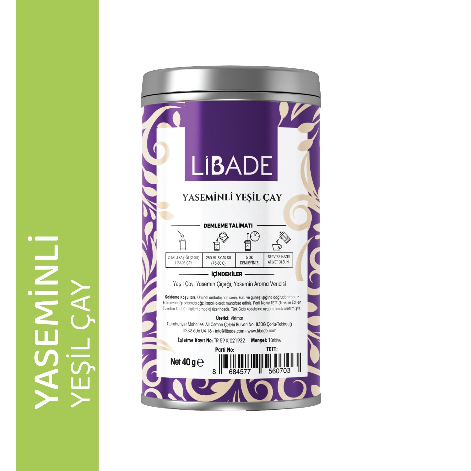 Libade Yaseminli Yeşil Çay